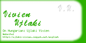 vivien ujlaki business card